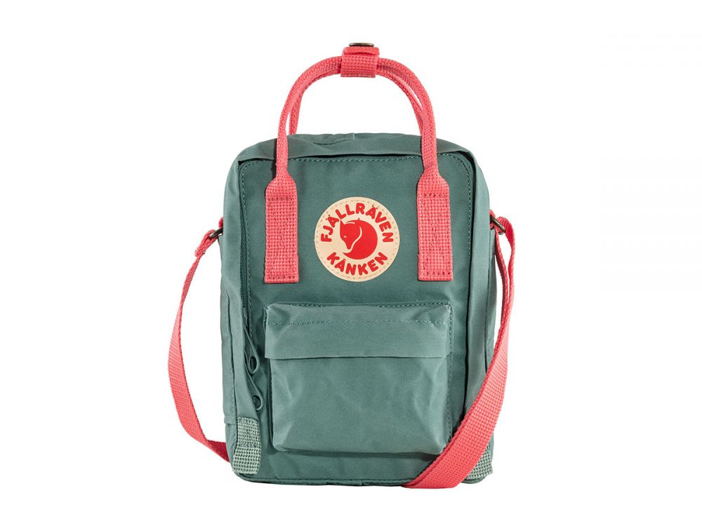 Bandolera unisex Fjallraven Kanken Sling Forest Green Peach Pink 23797 Fjallraven